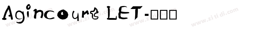 Agincourt LET字体转换